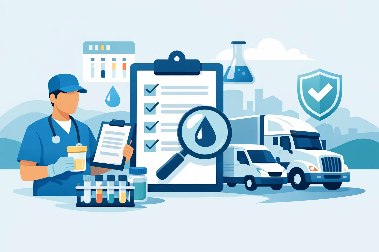 DOT Drug Testing Services That Keep Fleets Compliant