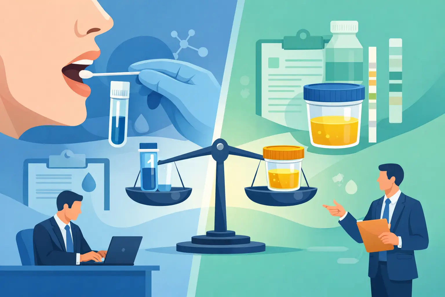 Oral Fluid vs Urine Testing for Employers