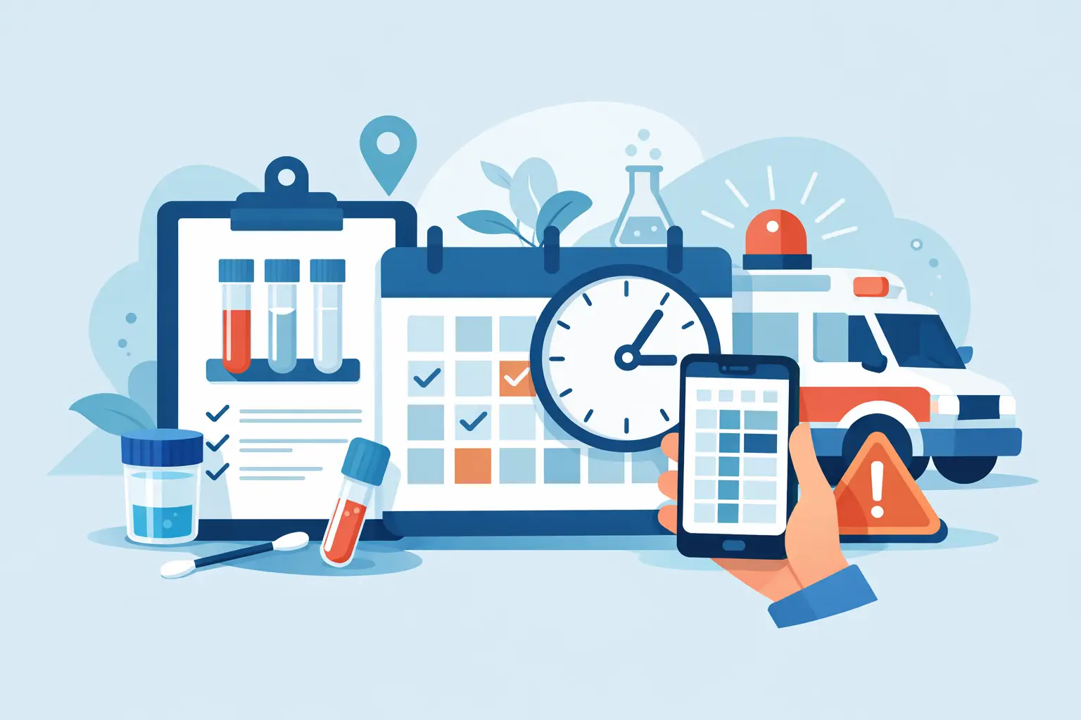 How to Schedule Emergency Collection Testing